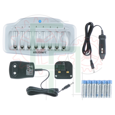 A 1160 --- швидкого зарядження для 8 батарейок типу АА з набором з 6 нікель-металогідридних батарей